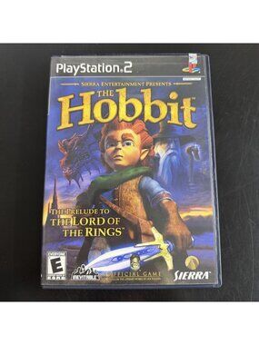 2003 The Hobbit Sony PlayStation 2 PS2 Video Game Complete w/ Manual CIB Tested